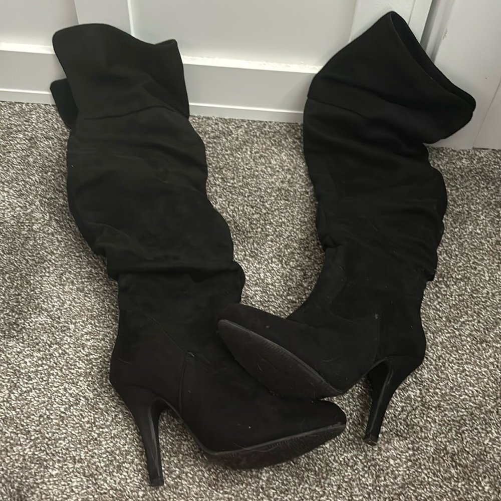 Over the knee boots.